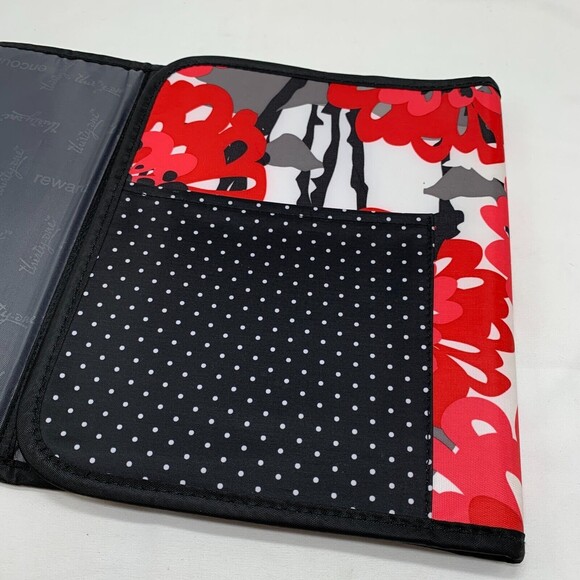 Thirty One Tri Fold iPad Tablet Case Floral Zippered Pocket Organizer Bold Bloom - Picture 6 of 9